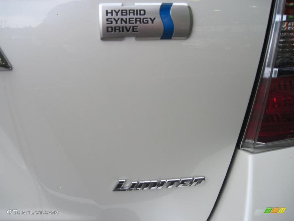 2010 Highlander Hybrid Limited 4WD - Blizzard White Pearl / Sand Beige photo #7
