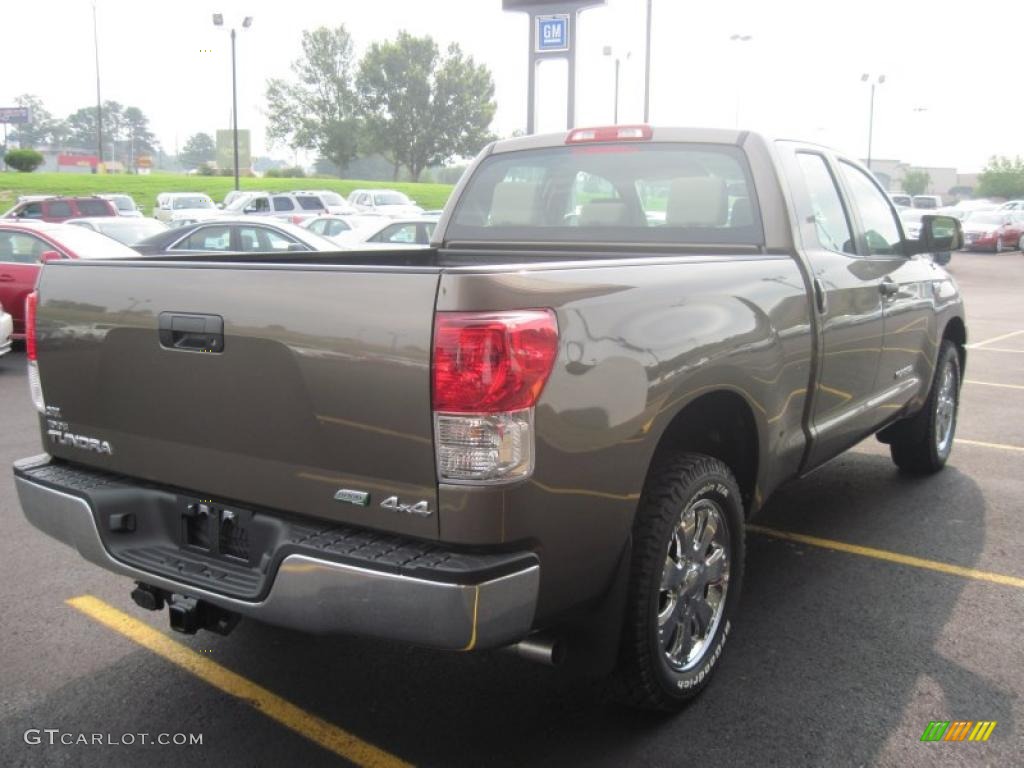 2010 Tundra Double Cab 4x4 - Pyrite Brown Mica / Sand Beige photo #6