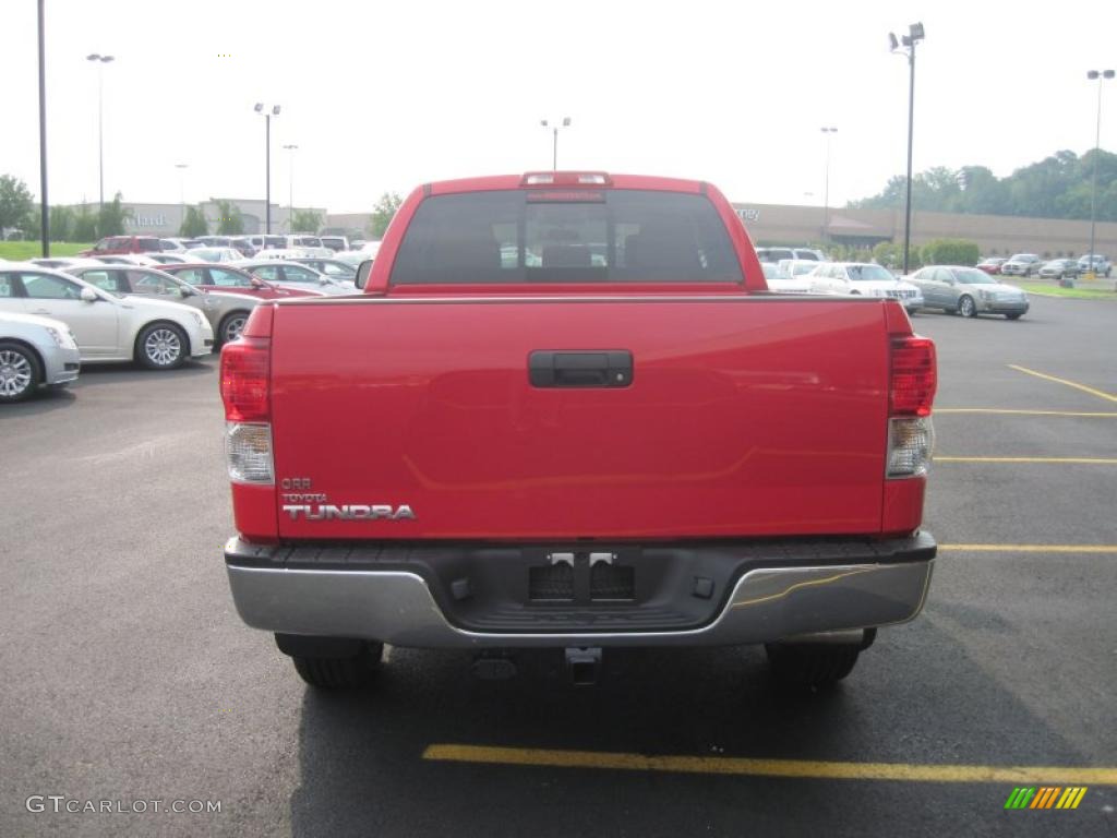 2010 Tundra SR5 Double Cab - Radiant Red / Sand Beige photo #5