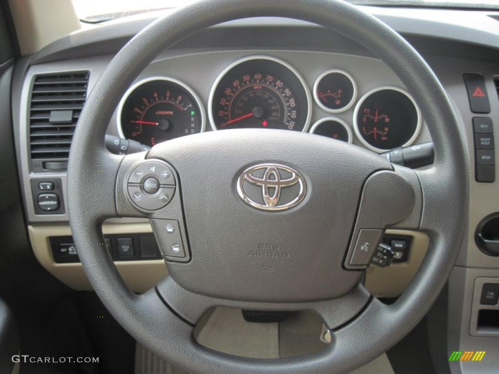 2010 Tundra SR5 Double Cab - Radiant Red / Sand Beige photo #10
