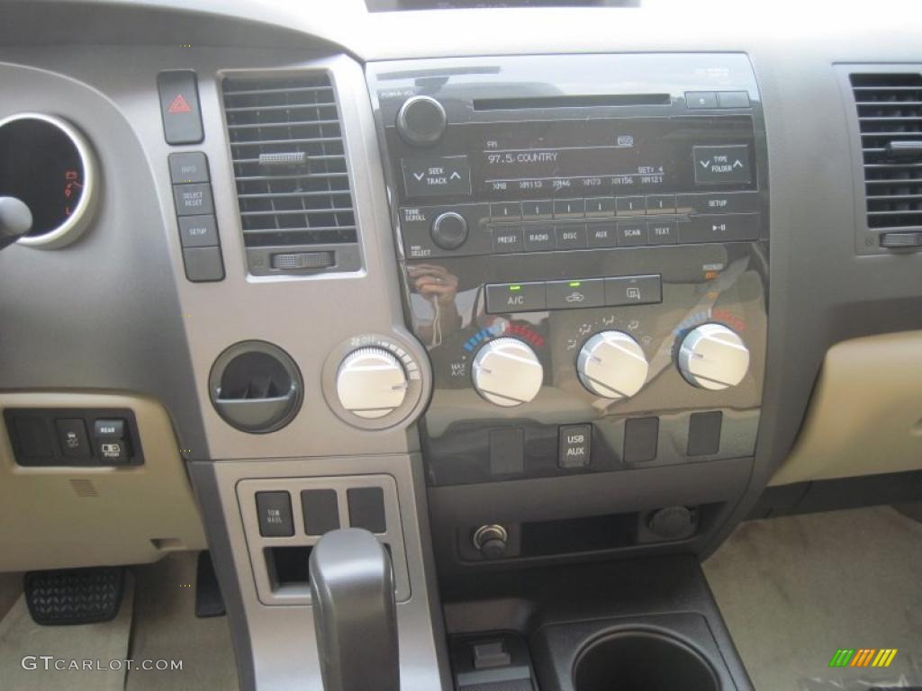 2010 Tundra SR5 Double Cab - Radiant Red / Sand Beige photo #11
