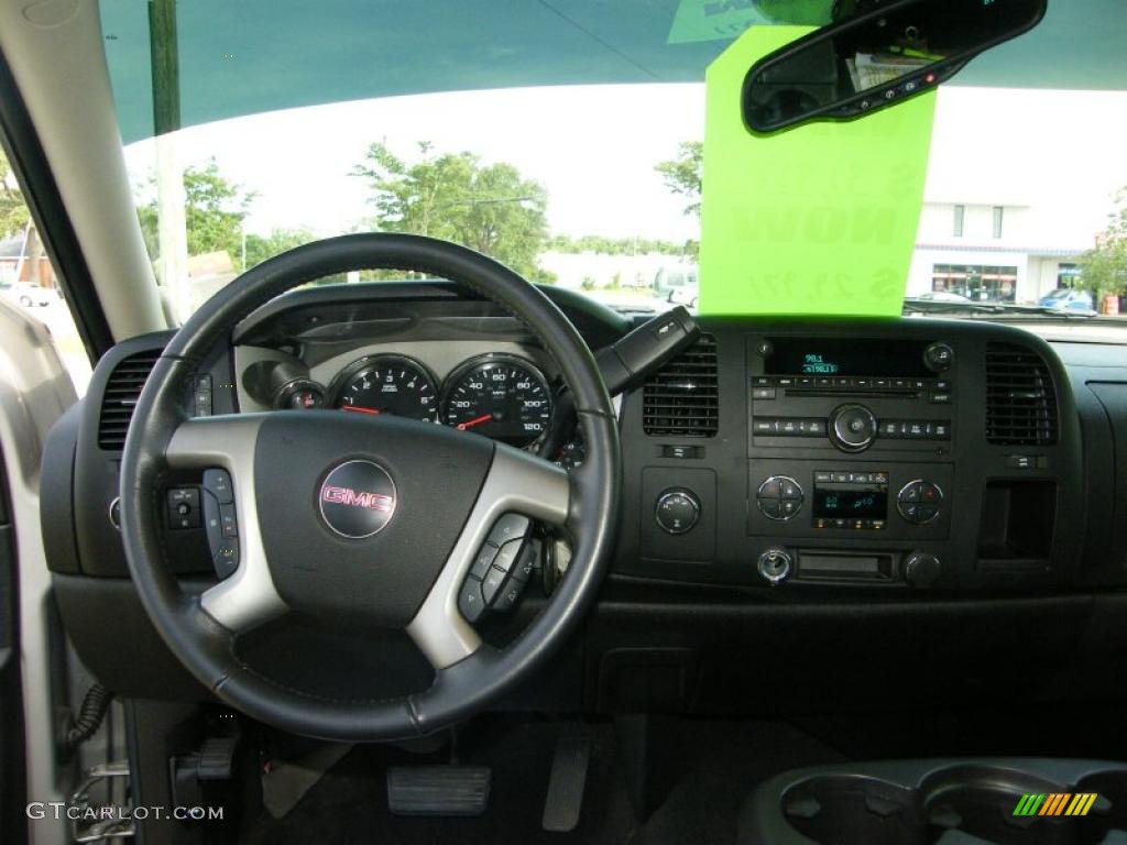 2008 Sierra 1500 SLE Extended Cab 4x4 - Silver Birch Metallic / Ebony photo #18