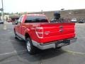 Vermillion Red - F150 XLT SuperCab 4x4 Photo No. 5