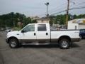 2002 Oxford White Ford F250 Super Duty Lariat Crew Cab 4x4  photo #6