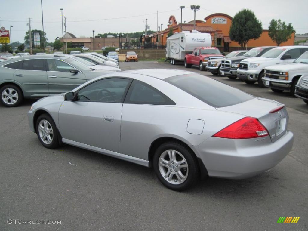 2007 Accord EX Coupe - Alabaster Silver Metallic / Gray photo #3
