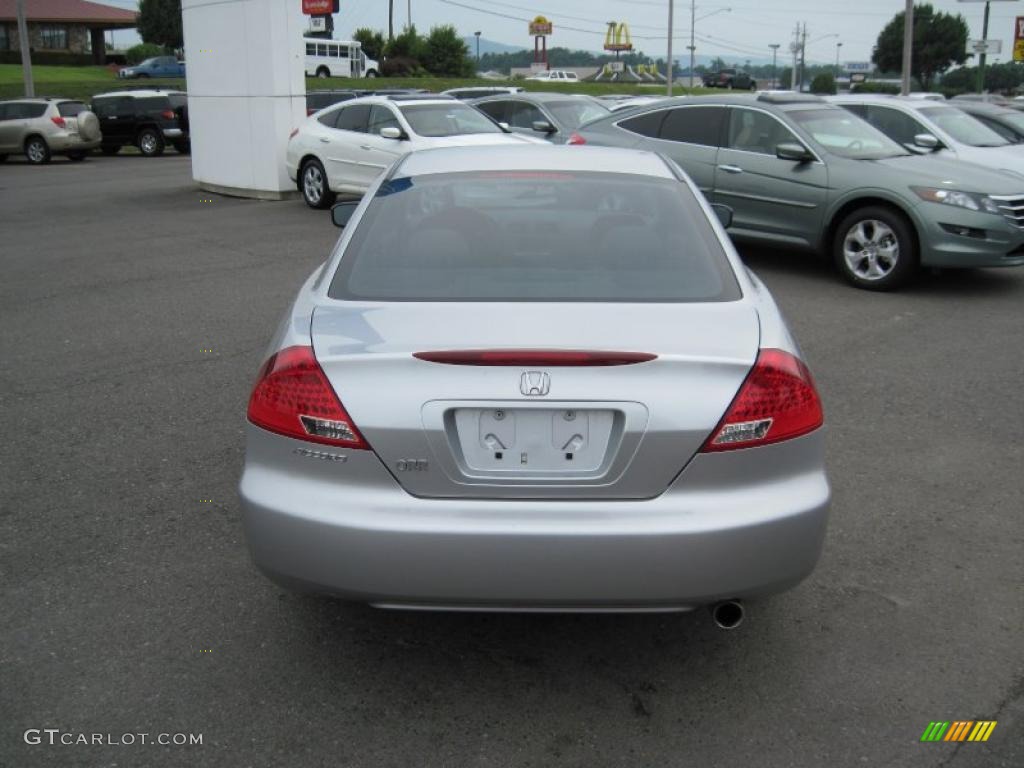 2007 Accord EX Coupe - Alabaster Silver Metallic / Gray photo #4