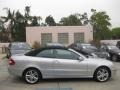 2007 Iridium Silver Metallic Mercedes-Benz CLK 350 Cabriolet  photo #2