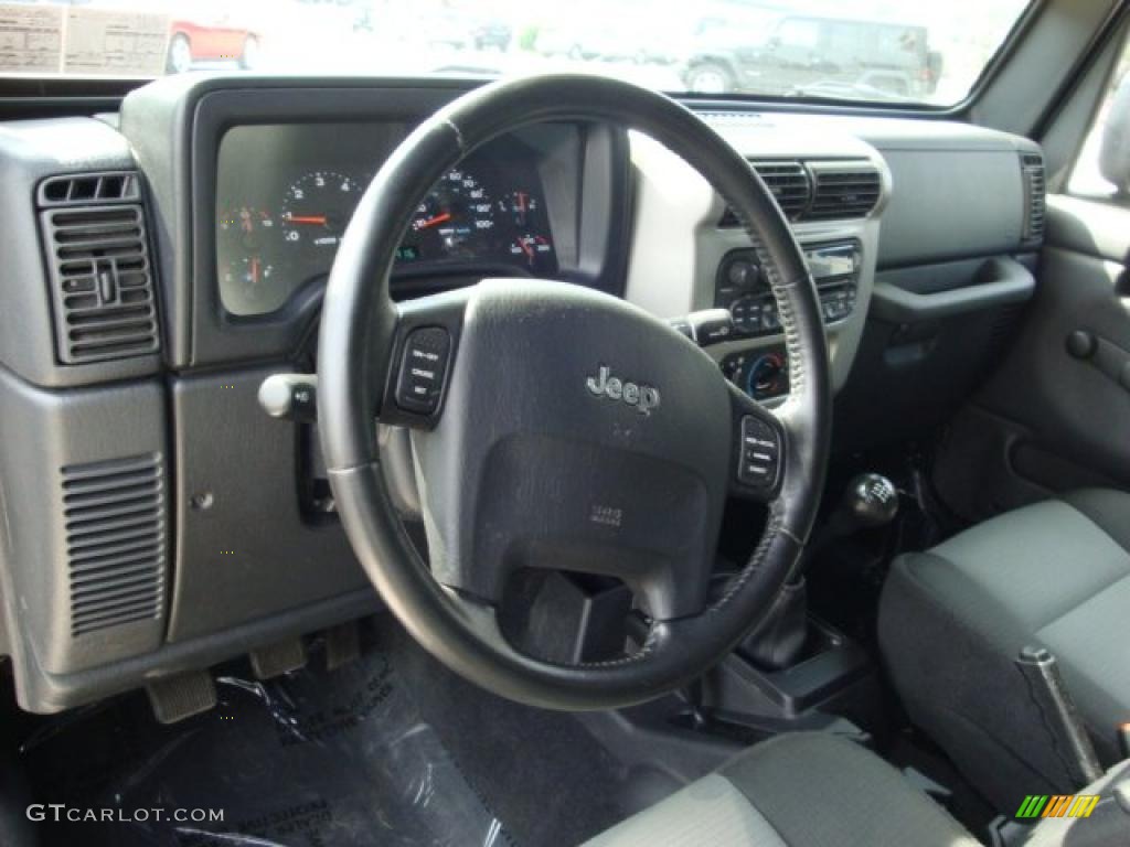 2006 Wrangler Sport 4x4 Golden Eagle - Midnight Blue Pearl / Dark Slate Gray photo #19