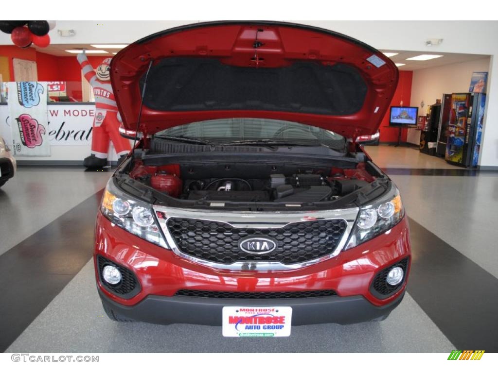 2011 Sorento LX - Spicy Red / Gray photo #22