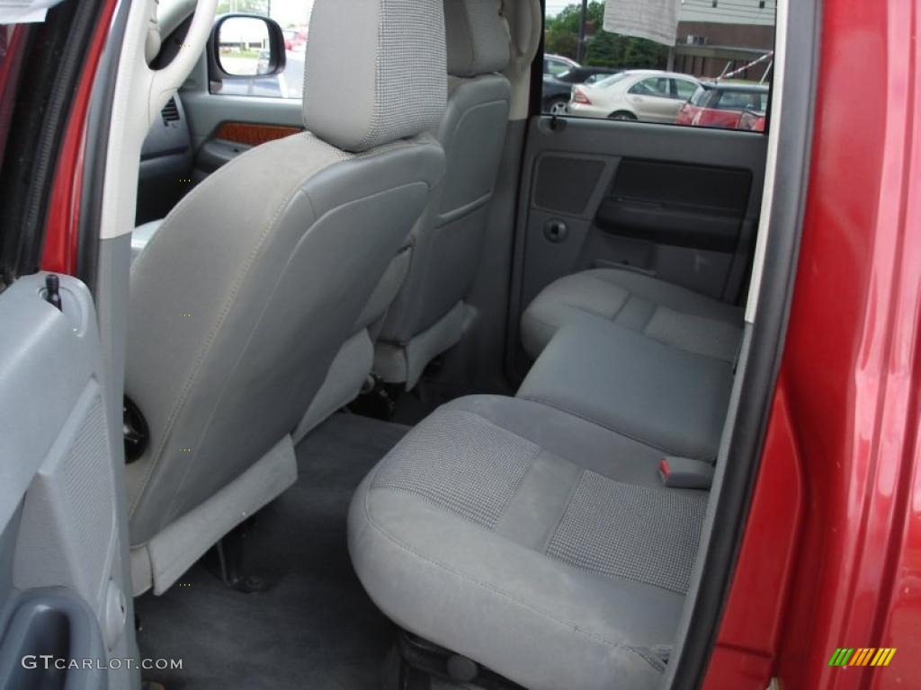 2006 Ram 1500 SLT Quad Cab 4x4 - Inferno Red Crystal Pearl / Medium Slate Gray photo #8