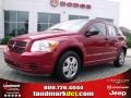2008 Inferno Red Crystal Pearl Dodge Caliber SE  photo #1