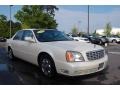 2002 White Diamond Pearl Cadillac DeVille Sedan  photo #1