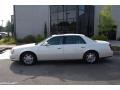 2002 White Diamond Pearl Cadillac DeVille Sedan  photo #2