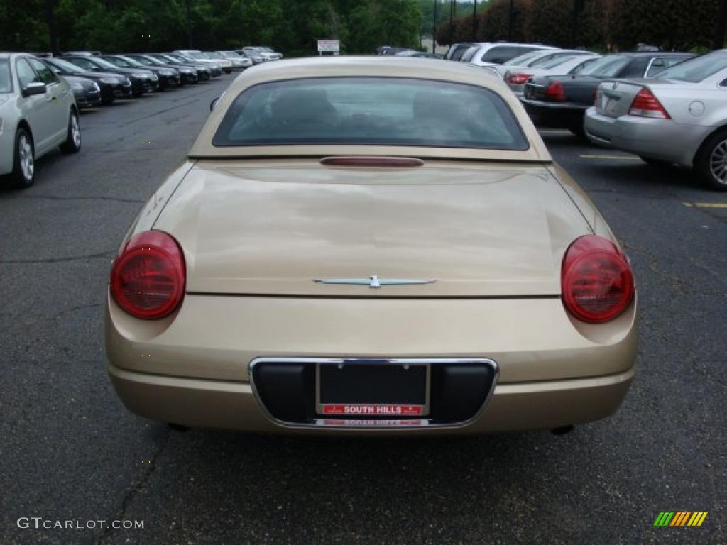 2005 Thunderbird Premium Roadster - Bronze Metallic / Black Ink/Light Sand photo #3
