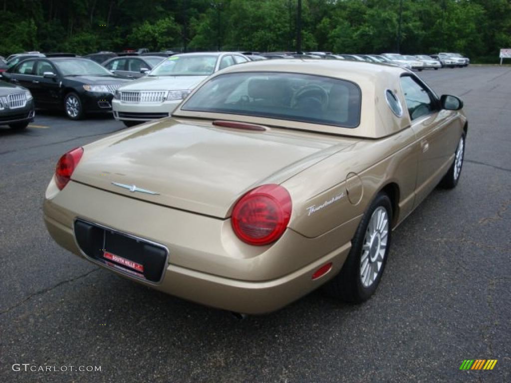 2005 Thunderbird Premium Roadster - Bronze Metallic / Black Ink/Light Sand photo #4