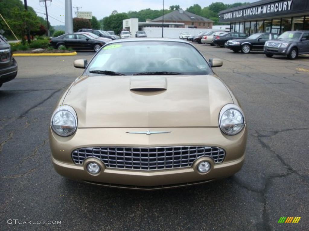 2005 Thunderbird Premium Roadster - Bronze Metallic / Black Ink/Light Sand photo #6