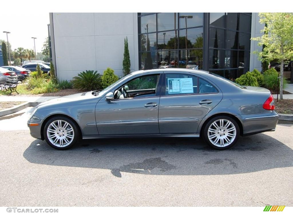 2008 E 350 Sedan - Flint Grey Metallic / Black photo #2