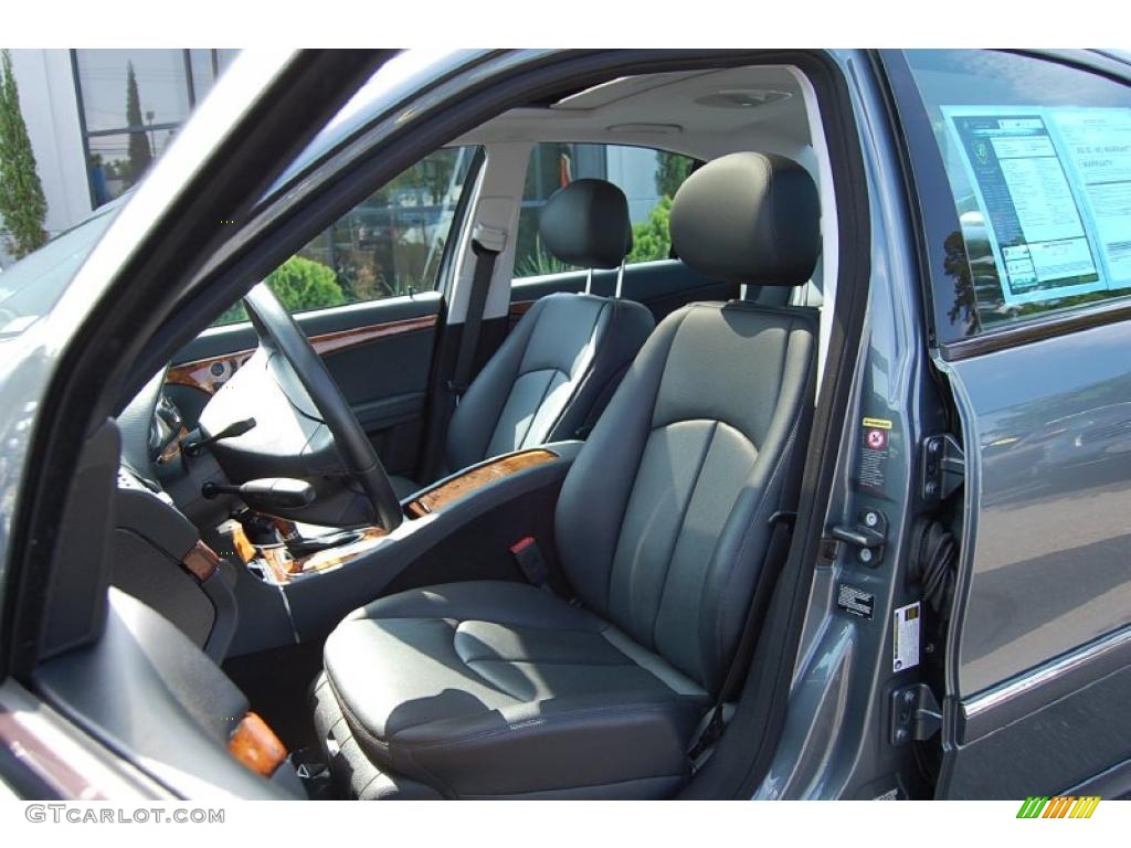 2008 E 350 Sedan - Flint Grey Metallic / Black photo #6