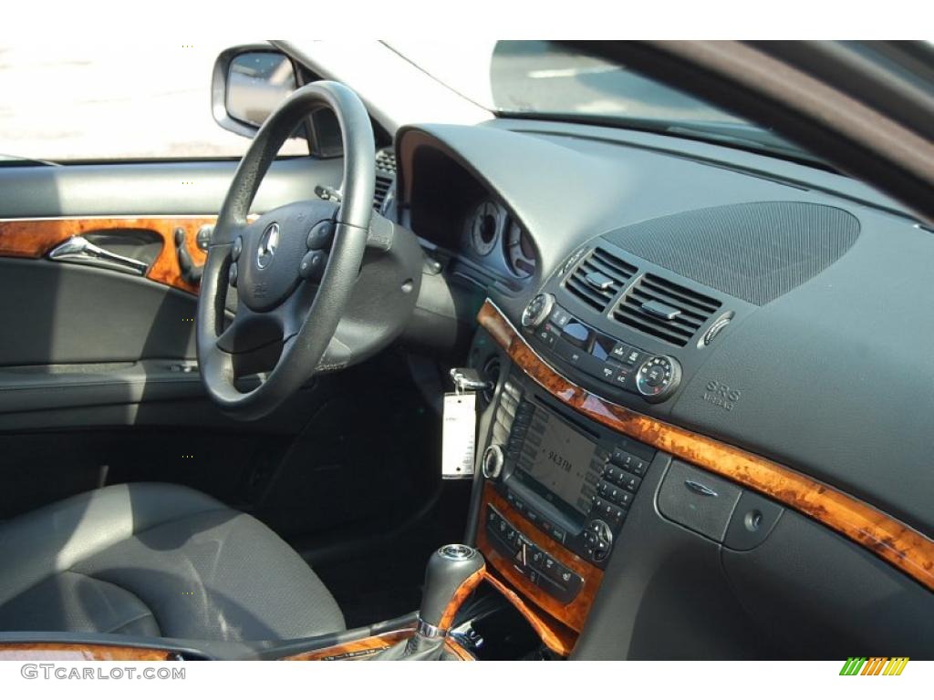 2008 E 350 Sedan - Flint Grey Metallic / Black photo #11