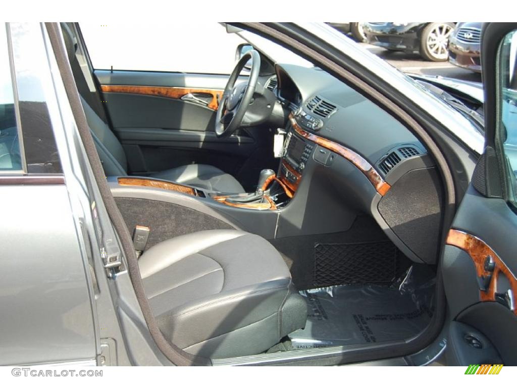 2008 E 350 Sedan - Flint Grey Metallic / Black photo #12