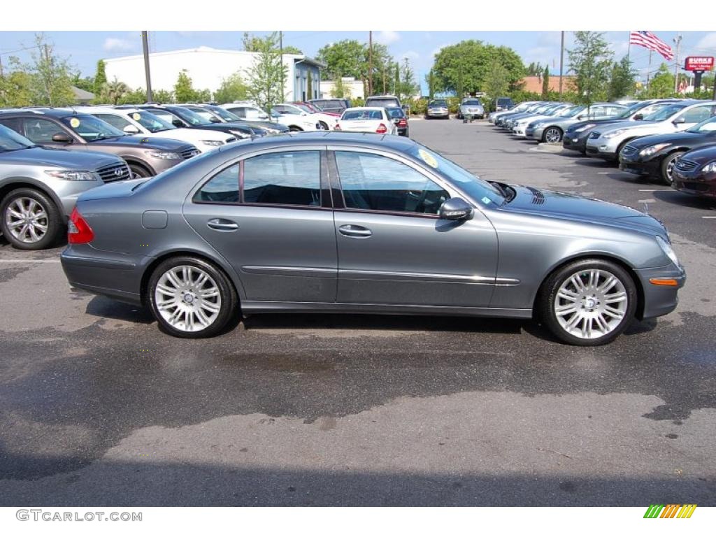 2008 E 350 Sedan - Flint Grey Metallic / Black photo #15
