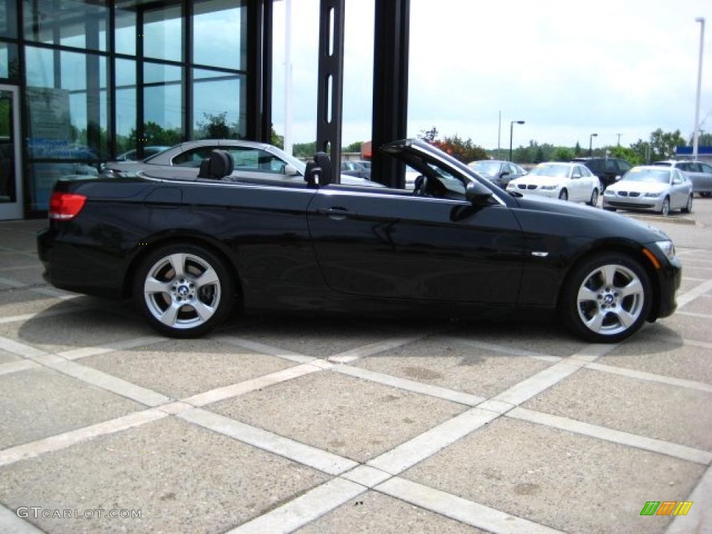 2009 3 Series 328i Convertible - Jet Black / Black Dakota Leather photo #9