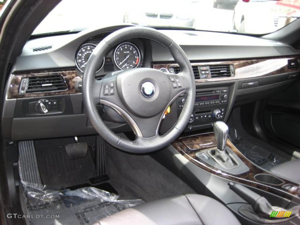 2009 3 Series 328i Convertible - Jet Black / Black Dakota Leather photo #13