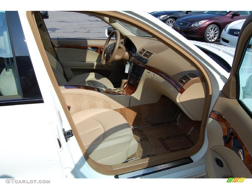 2008 E 350 Sedan - Arctic White / Cashmere photo #12