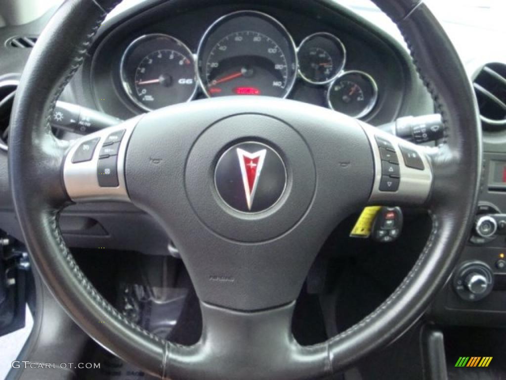 2006 G6 GTP Coupe - Stealth Gray Metallic / Ebony photo #17