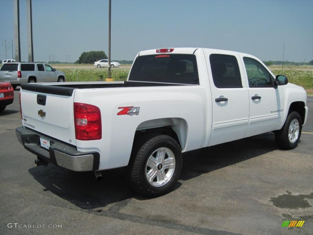 2009 Silverado 1500 LT Z71 Crew Cab 4x4 - Summit White / Ebony photo #11