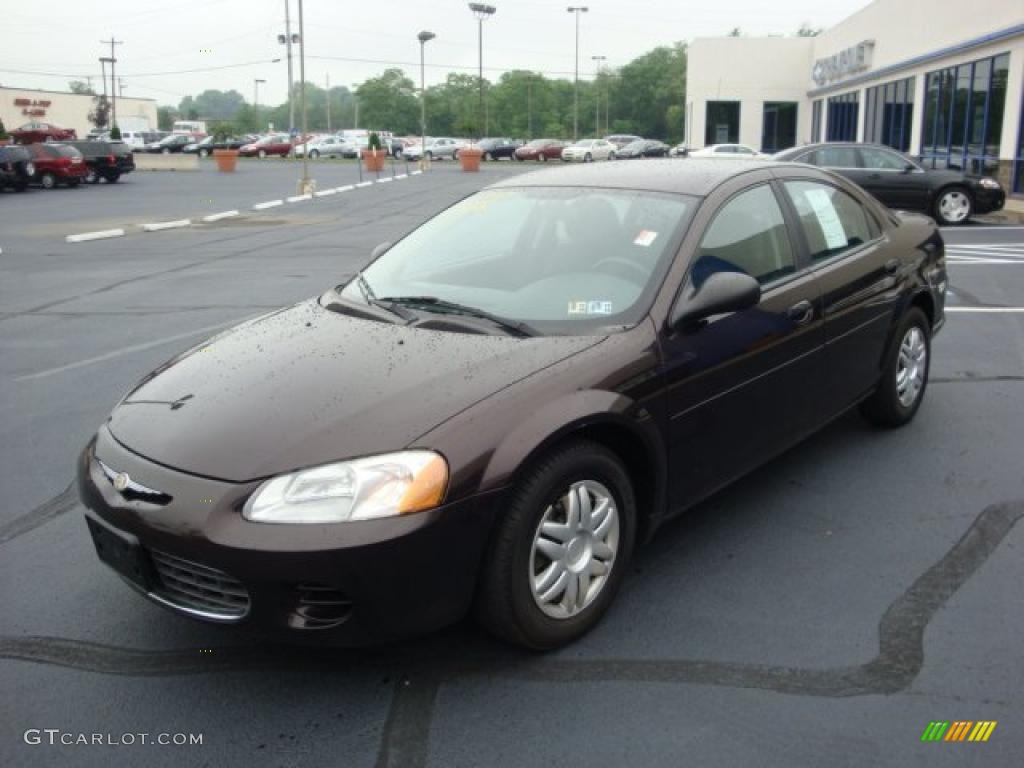 2003 Sebring LX Sedan - Deep Lava Red Metallic / Dark Slate Gray photo #7