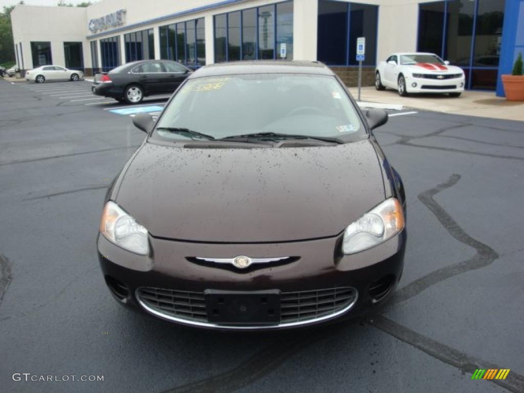 2003 Sebring LX Sedan - Deep Lava Red Metallic / Dark Slate Gray photo #8