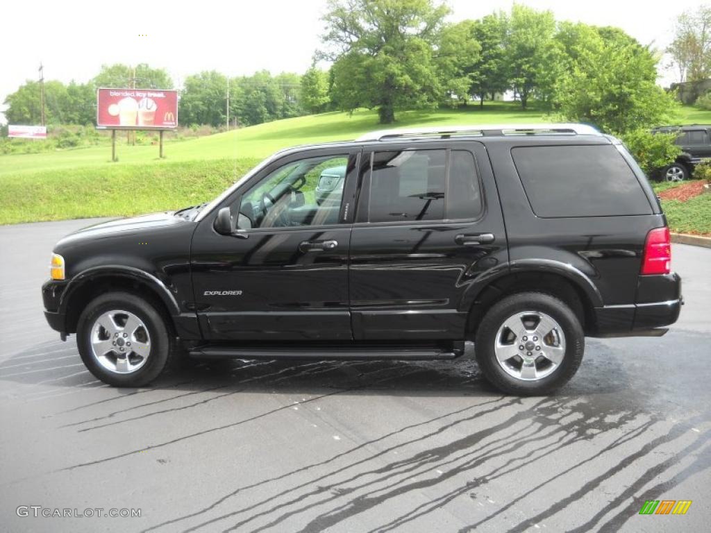 2004 Explorer Limited 4x4 - Black / Graphite photo #8