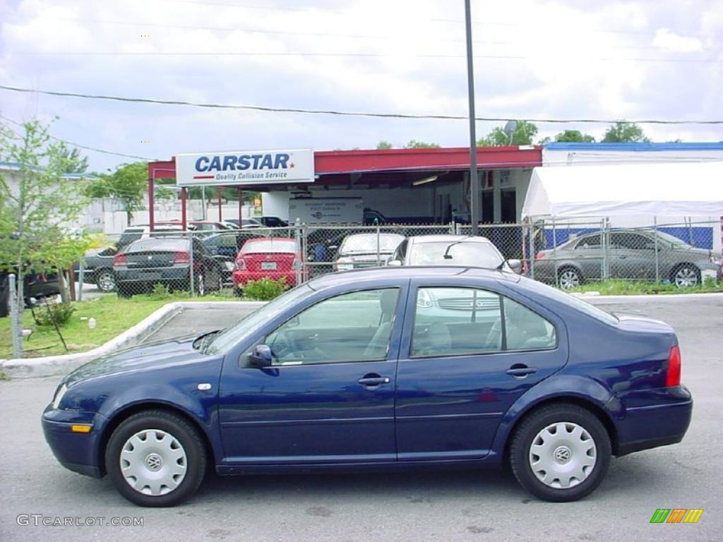 2002 Jetta GL Sedan - Indigo Blue / Grey photo #6