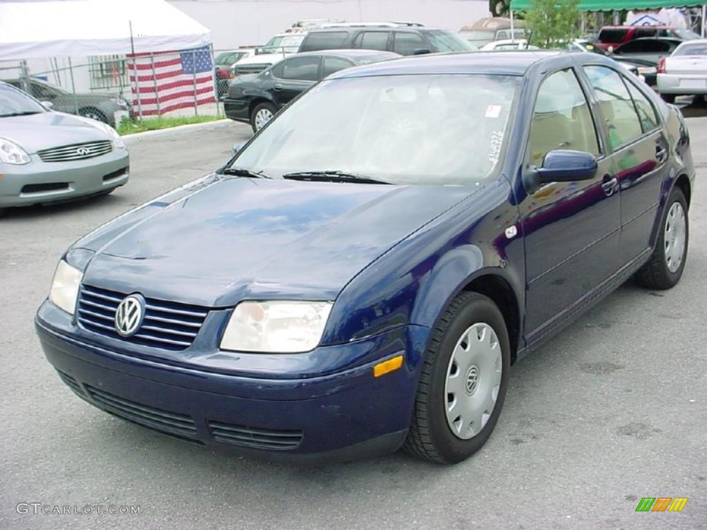 2002 Jetta GL Sedan - Indigo Blue / Grey photo #7