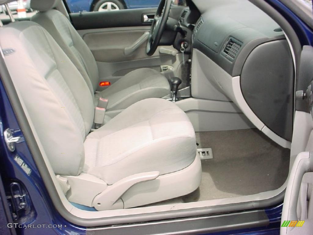 2002 Jetta GL Sedan - Indigo Blue / Grey photo #12