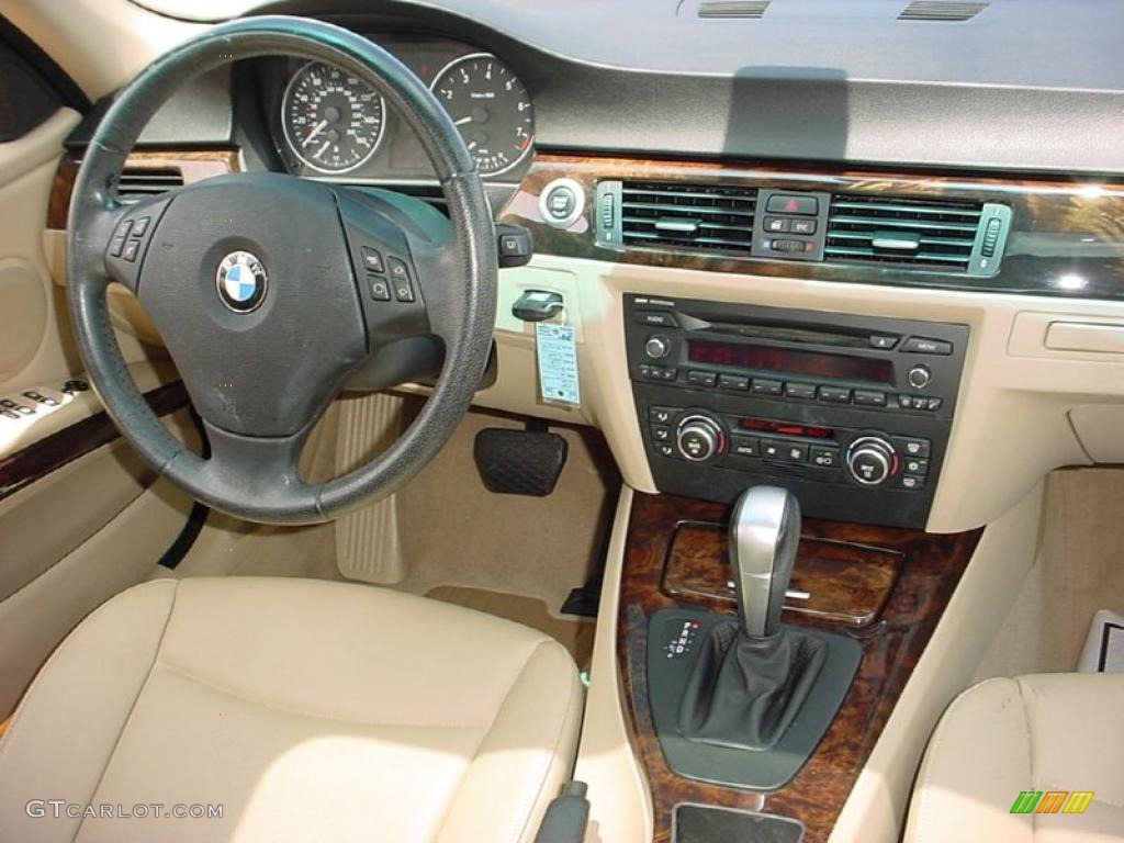 2007 3 Series 328i Sedan - Barbera Red Metallic / Beige photo #16