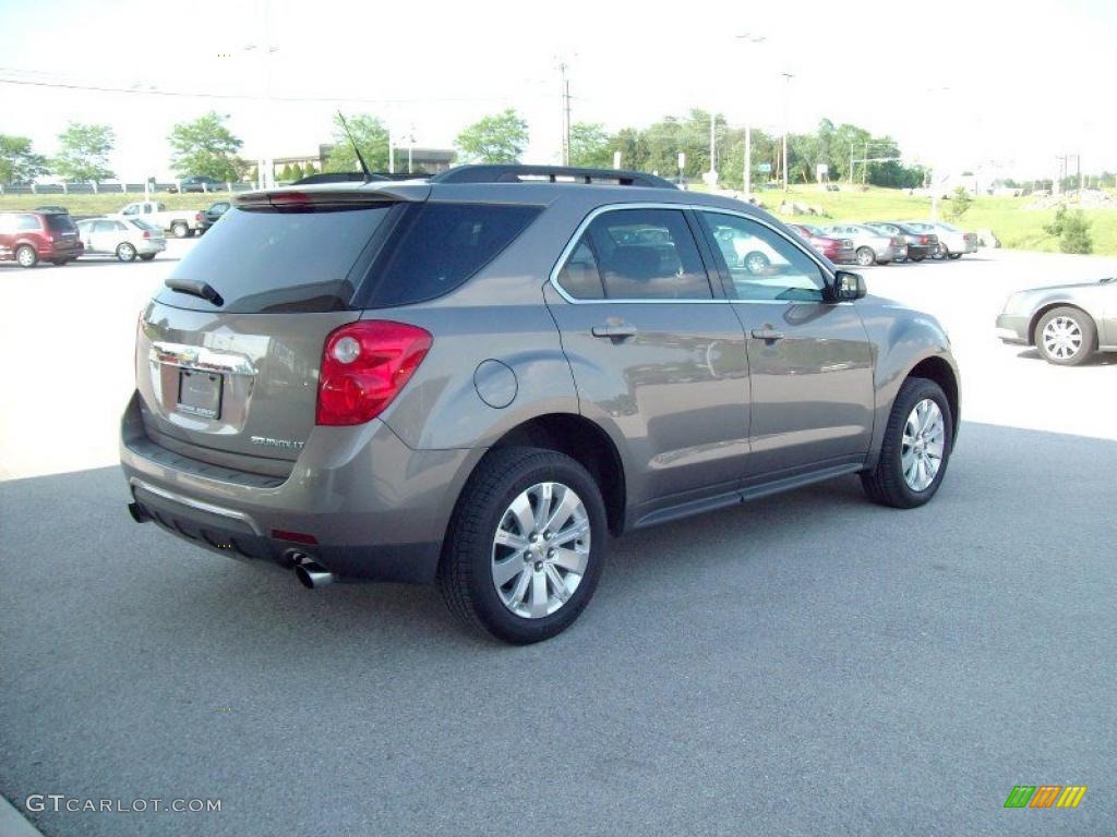 2010 Equinox LT AWD - Mocha Steel Metallic / Jet Black photo #2