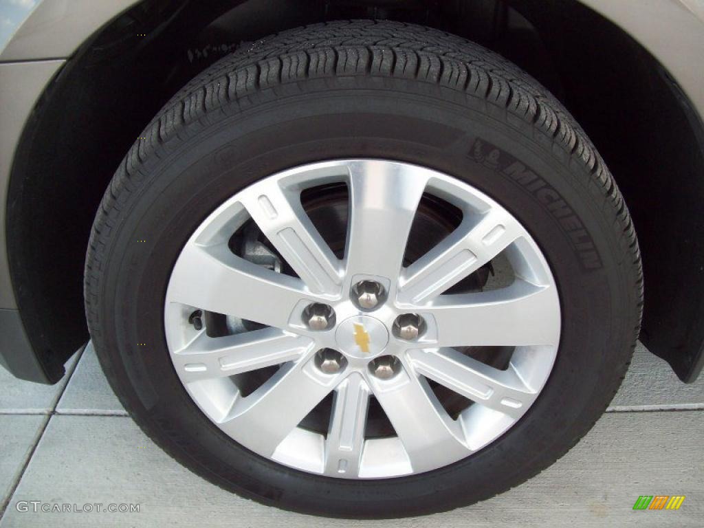 2010 Equinox LT AWD - Mocha Steel Metallic / Jet Black photo #10