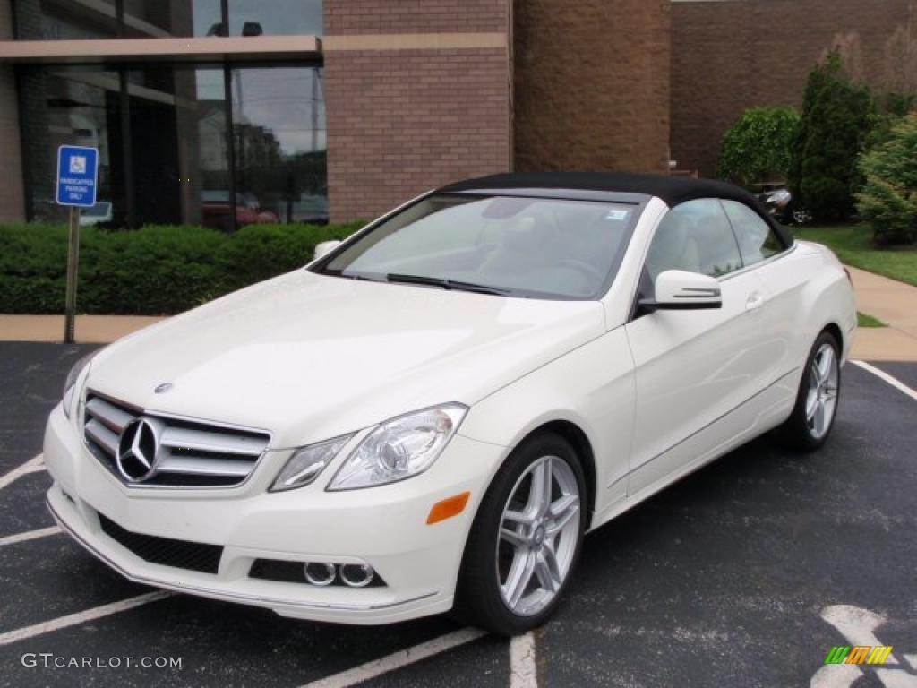 2011 E 350 Cabriolet - Arctic White / Black photo #1