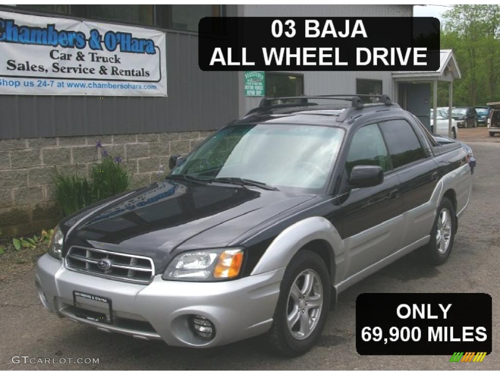 2003 Baja  - Black Granite Pearl / Gray photo #1