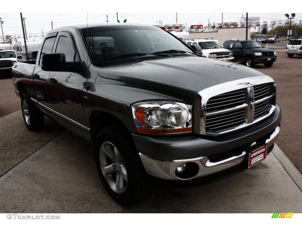 2006 Ram 1500 SLT Quad Cab 4x4 - Mineral Gray Metallic / Medium Slate Gray photo #3