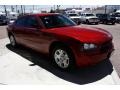 2006 Inferno Red Crystal Pearl Dodge Charger SE  photo #3