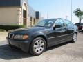 2002 Jet Black BMW 3 Series 325i Sedan  photo #3