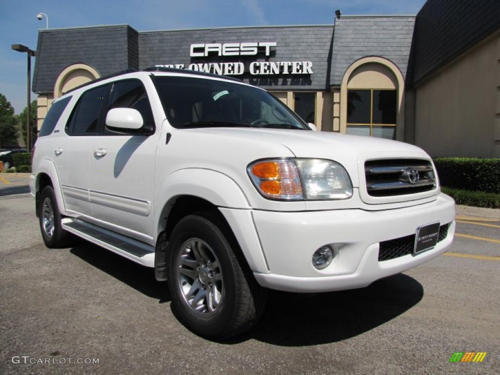 2003 Sequoia Limited - Natural White / Oak photo #1