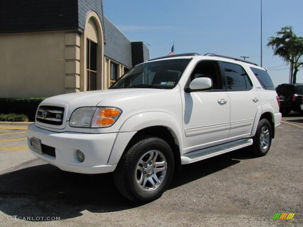 2003 Sequoia Limited - Natural White / Oak photo #3