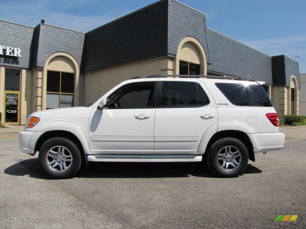 2003 Sequoia Limited - Natural White / Oak photo #4