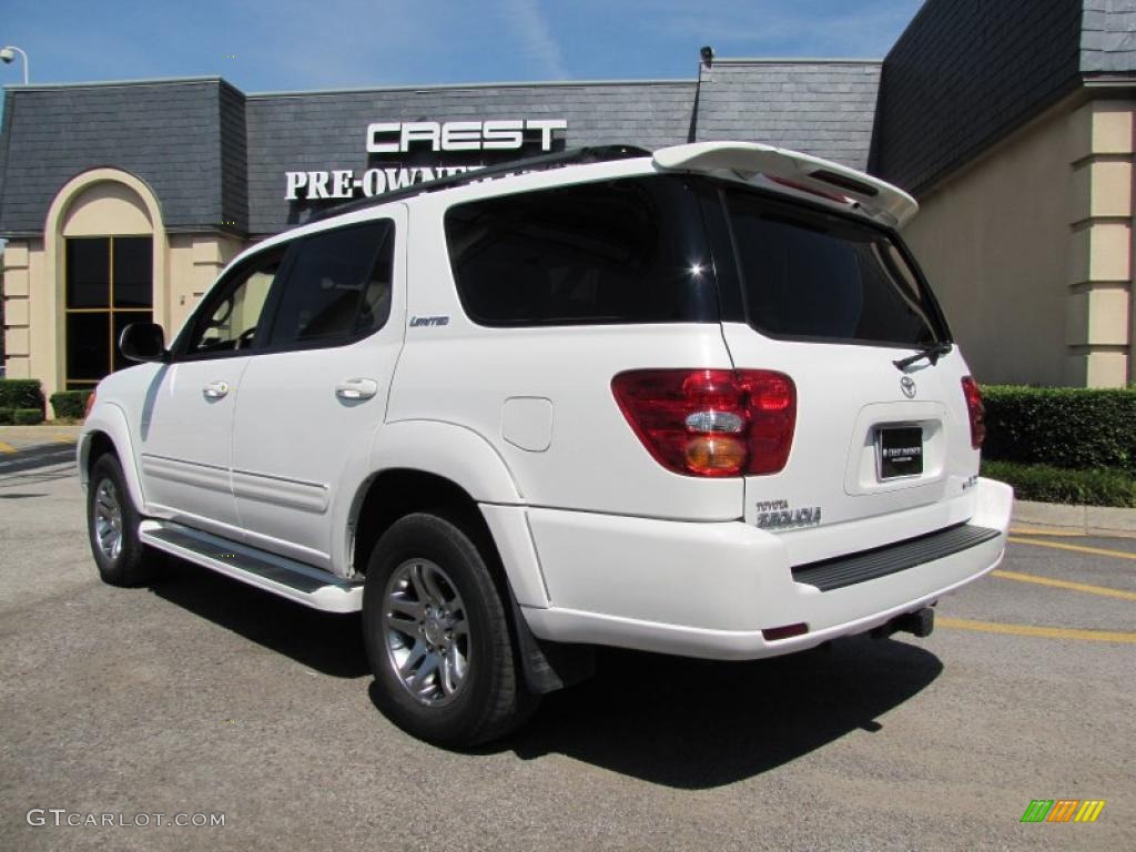 2003 Sequoia Limited - Natural White / Oak photo #5