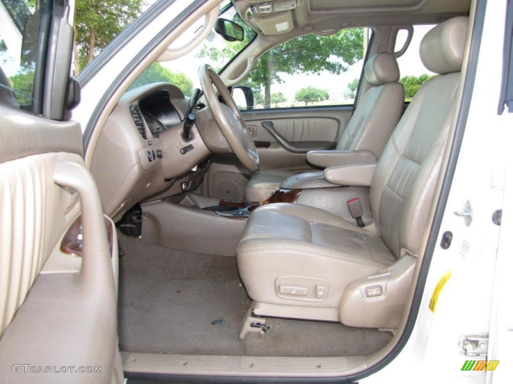2003 Sequoia Limited - Natural White / Oak photo #8