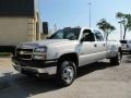 Silver Birch Metallic - Silverado 3500HD Classic LT Crew Cab 4x4 Dually Photo No. 3